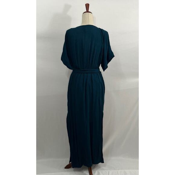 HAZEL & FOLK Sz M/L Teal Melody Maxi Dress NWT - Picture 5 of 13